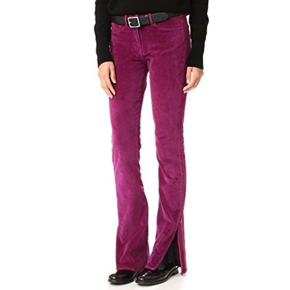 🌟Sexy-Chic!🌟 3 x 1 Velvet Jeans in Garnet